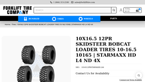 Starmaxx - 10-16.5 12 Ply R4 Skid Steer Tires