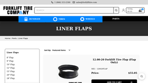 Forklift Tire - Liner Flaps for Pneumatic Tires