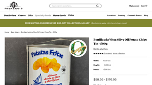 Bonilla a la Vista - Olive Oil Potato Chips Tin