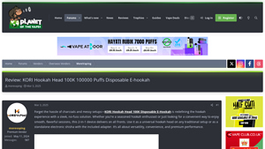 KORI - 100K Disposable E-Hookah