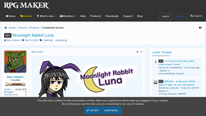 Moonlight Rabbit Luna - Bullet Hell Adventure