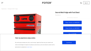 Foter - Secret Mini Fridge Tool Chest