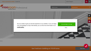 Freefoam - White PVC Skirting Boards
