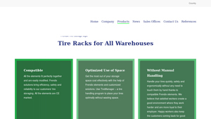 Frendix - Tire Racks for Optimal Warehouse Management