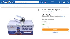 Friday Parts - Capacitor SH-MPP 300VAC 30µF