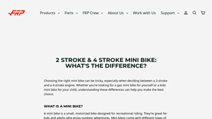 Frpmoto - Mini Bikes: 2-Stroke vs 4-Stroke
