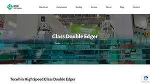 Techwin - High Speed Glass Double Edger
