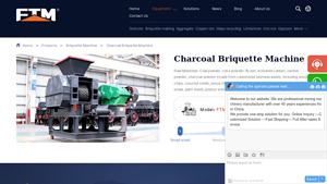 FTM - Charcoal Briquette Machine