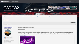 BimmerPost - Laser DRL Color Lights