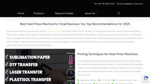 Galaxy Press - Best Heat Press Machines for Small Business