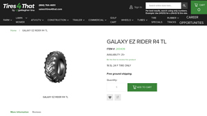 GALAXY - Galaxy Ez Rider R4 TL Bias Tire