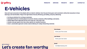 Gallery Carts - E-Vehicles for Delivery Solutions