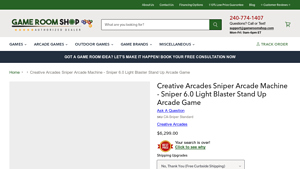 Creative Arcades - Sniper 6.0 Light Blaster Arcade Game
