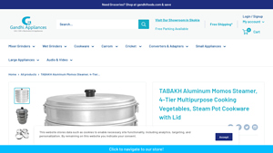 Gandhi Appliances - Aluminum Momos Steamer