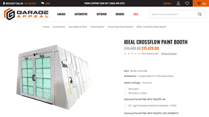 iDEAL - Crossflow Paint Booth