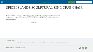 Design Toscano - King Crab Chair