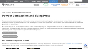 Gasbarre - Powder Compaction Presses
