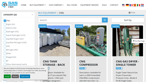 CNG Equipment - Storage, Compressors & Dryers