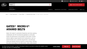 Gates - Micro-V Aramid Belts