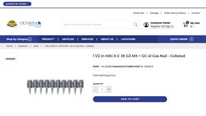 Hilti - 1 1/2 in X-C 39 G3 MX + GC 41 Gas Nail