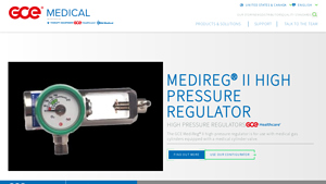 GCE - MediReg® II High-Pressure Regulator