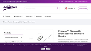 gcmedica - Ezscope™ Disposable Bronchoscope
