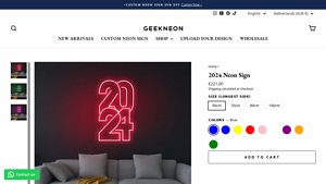 Geek Neon - 2024 Celebration Neon Lighting