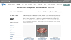 Gemfix - Natural Pink and Padparadscha Sapphires