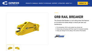 Genesis - Rail Cutting Shear