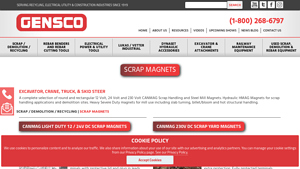 Gensco - Excavator Scrap Magnets
