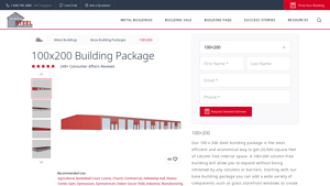 GenSteel - 100x200 Metal Building Package
