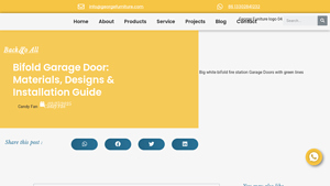 George Furniture - Bifold Garage Doors