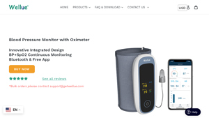 GetWellue - Blood Pressure Monitor with Oximeter