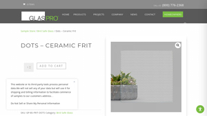 Glas Pro - Dots Ceramic Frit