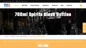 Glass Bottle Supplier - 700ml Spirits Bottles