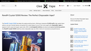 Glee Vape - RandM Crystal 12000