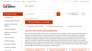 Global Lab Supply - Laminar Flow Hoods