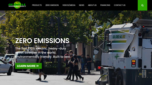 Global Environmental Products - Electric Street Sweepers