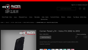 Volvo - Corner Panel L/H