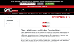GMESupply - Capstan Hoists