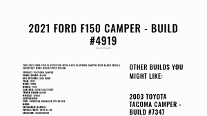 Ford - Platform Camper