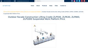 Go Higher - Suspended Work Platforms