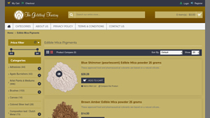 Gold Leaf - Edible Mica Powders