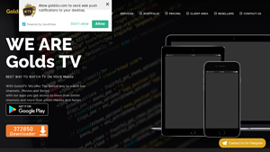 GoldsTV - Live Streaming & Entertainment Hub