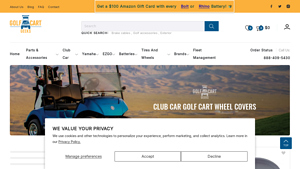 Golf Cart Geeks - Club Car Wheel Covers