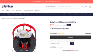 Baby Trend - EZ Bouncer, Hello Kitty