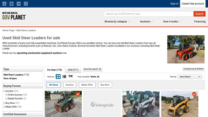 Skid-Steer Loaders - GovPlanet