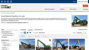 GovPlanet - Material Handlers for Sale