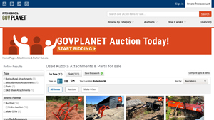 Kubota - Used Attachments & Parts