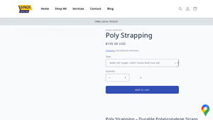 GPack USA - Polypropylene Strapping